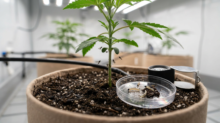 Titelbild: Cannabis Trauerm�cken — Silberkraft Ratgeber