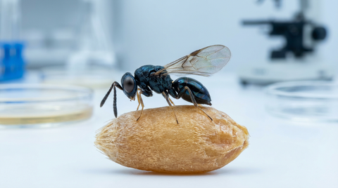 Lagererzwespen im Schlafzimmer: Vorratsschädlinge in Kissen biologisch bekämpfen