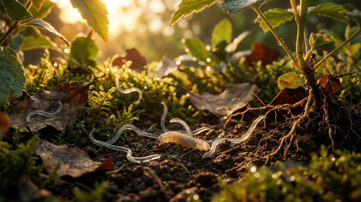Nematoden gegen Trauermücken: Die biologische Geheimwaffe