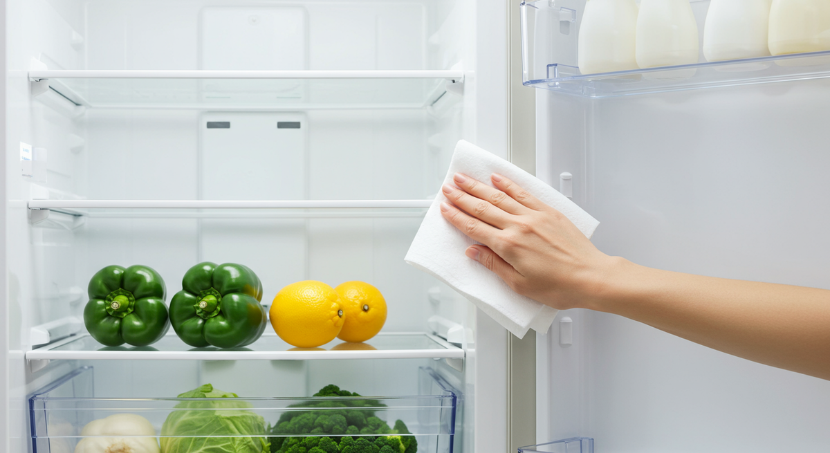 Schimmel im Kuehlschrank entfernen und vorbeugen