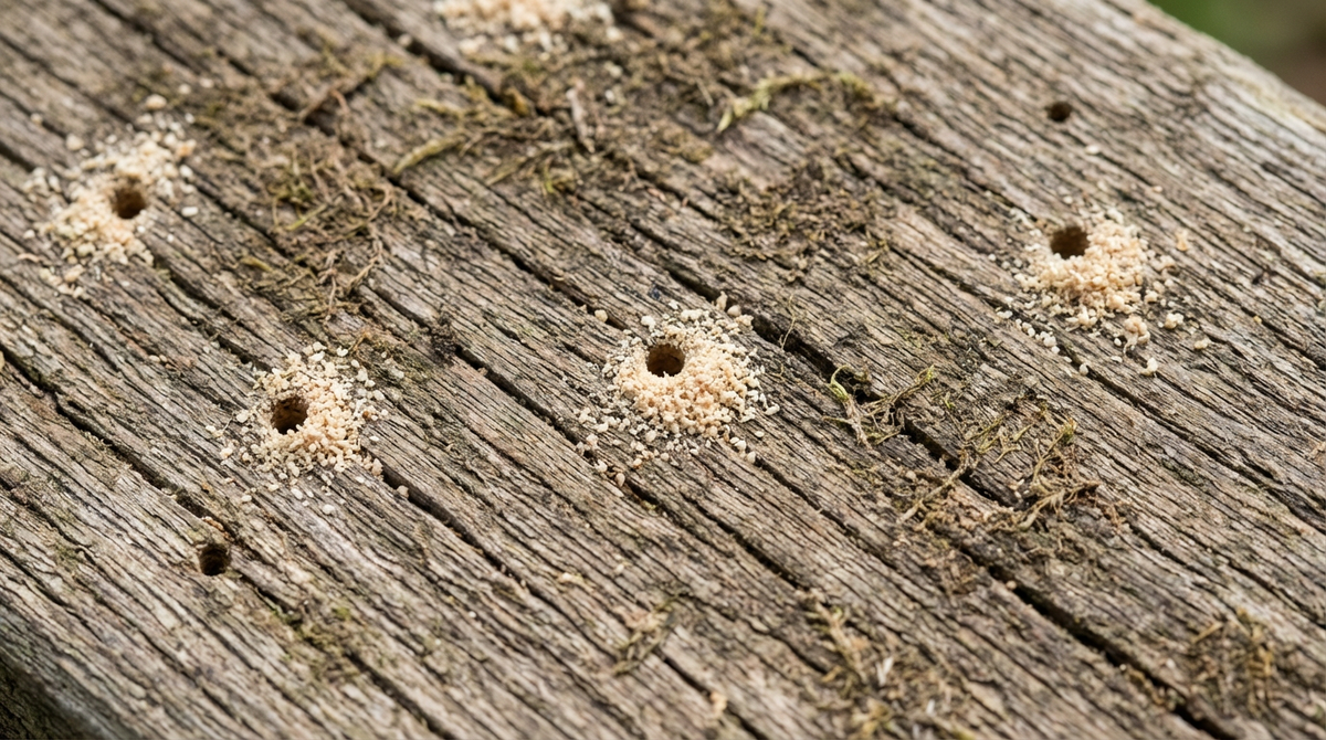 Holzwurm Zeichen: So erkennen und bekämpfen Sie den Befall sicher