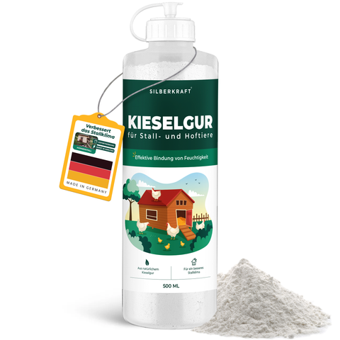 Kieselgur für Hühner & Hoftiere