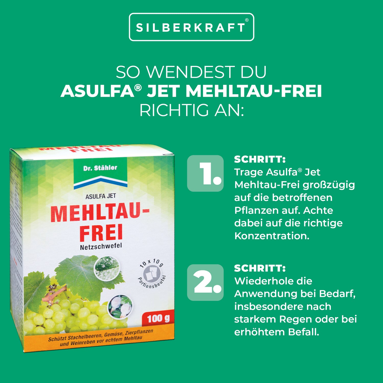 Asulfa® Jet Mehltau-Frei: Zuverlässiger Schutz gegen Mehltau und Milben - Silberkraft
