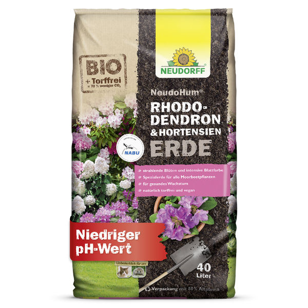 Neudorff NeudoHum Rhododendron- und HortensienErde - Silberkraft