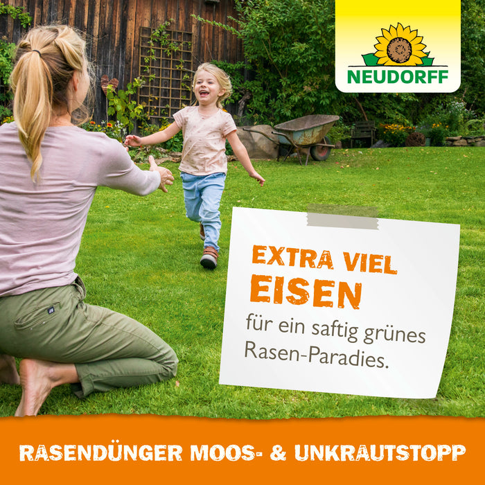 Neudorff RasenDünger Moos- & UnkrautStopp - Silberkraft