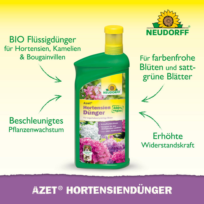 Neudorff Azet HortensienDünger (flüssig) - Silberkraft