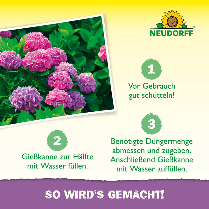 Neudorff Azet HortensienDünger (flüssig) - Silberkraft