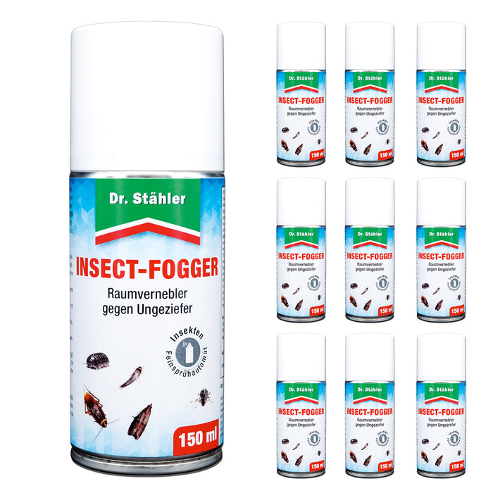 Insekten-Fogger: Raum-Vernebler-Automat gegen Ungeziefer wie Schaben, Käfer und Motten - Silberkraft