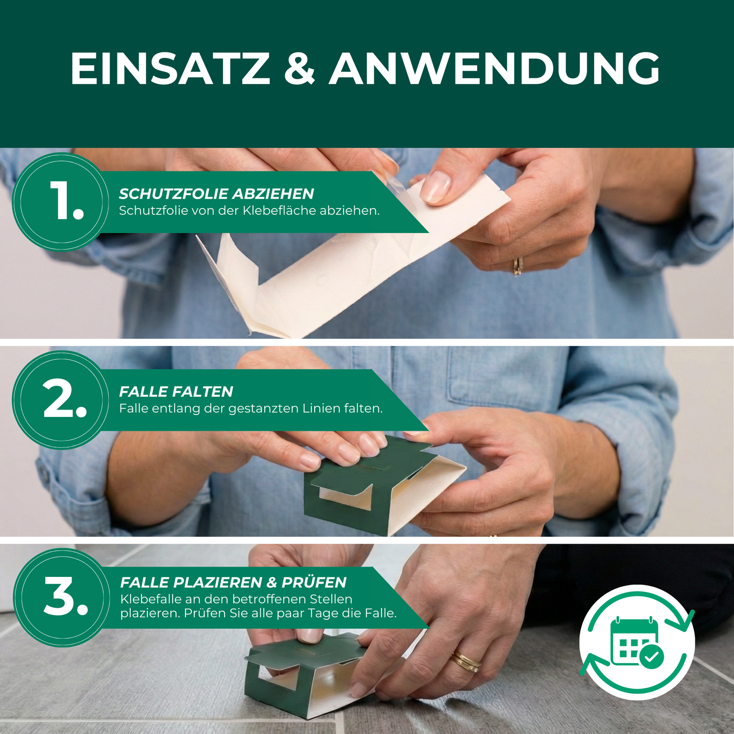 Kellerasselnfalle mit Spezial-Lockstoff - Silberkraft
