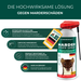 Silberkraft Marder-Stopp-Spray mit Text, der die hochwirksame Lösung gegen Marderbefall hervorhebt.