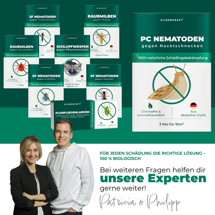 PC Nematoden gegen Nacktschnecken und Schnecken - Silberkraft
