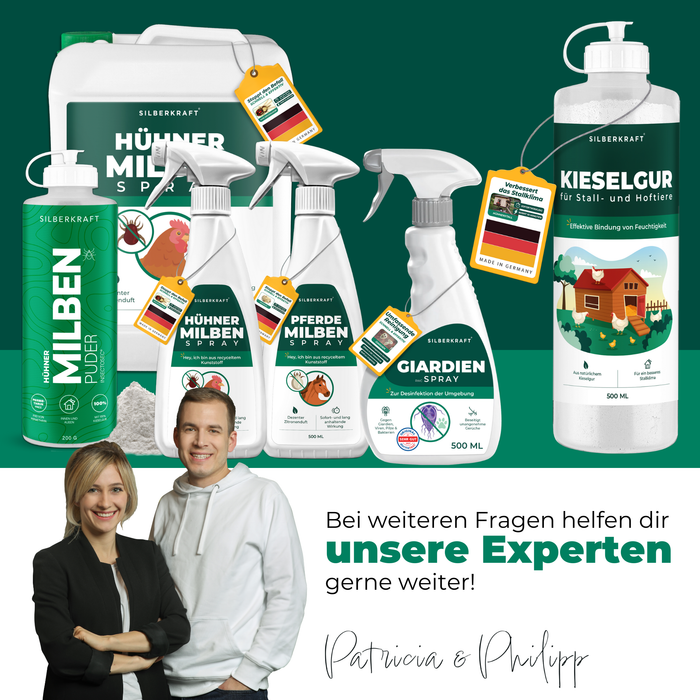 Kieselgur für Hühner & Hoftiere - Silberkraft
