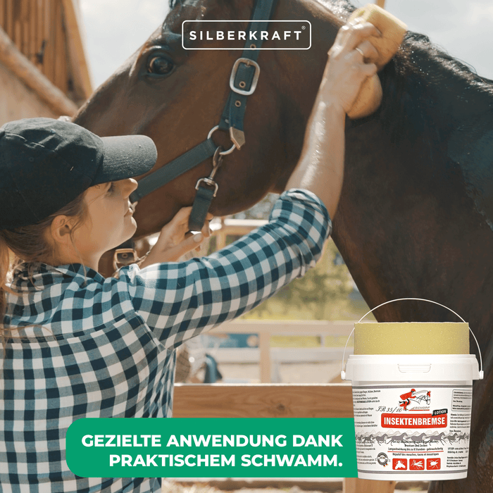 Insekten-Abwehrlotion für Pferde - Silberkraft