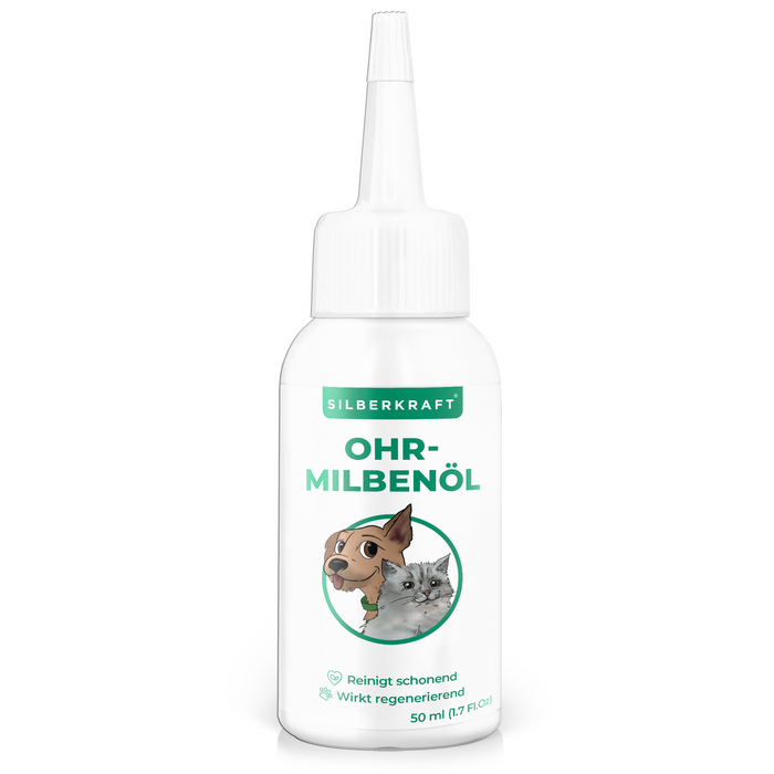 Ohrmilbenöl Hund/Katze - Silberkraft