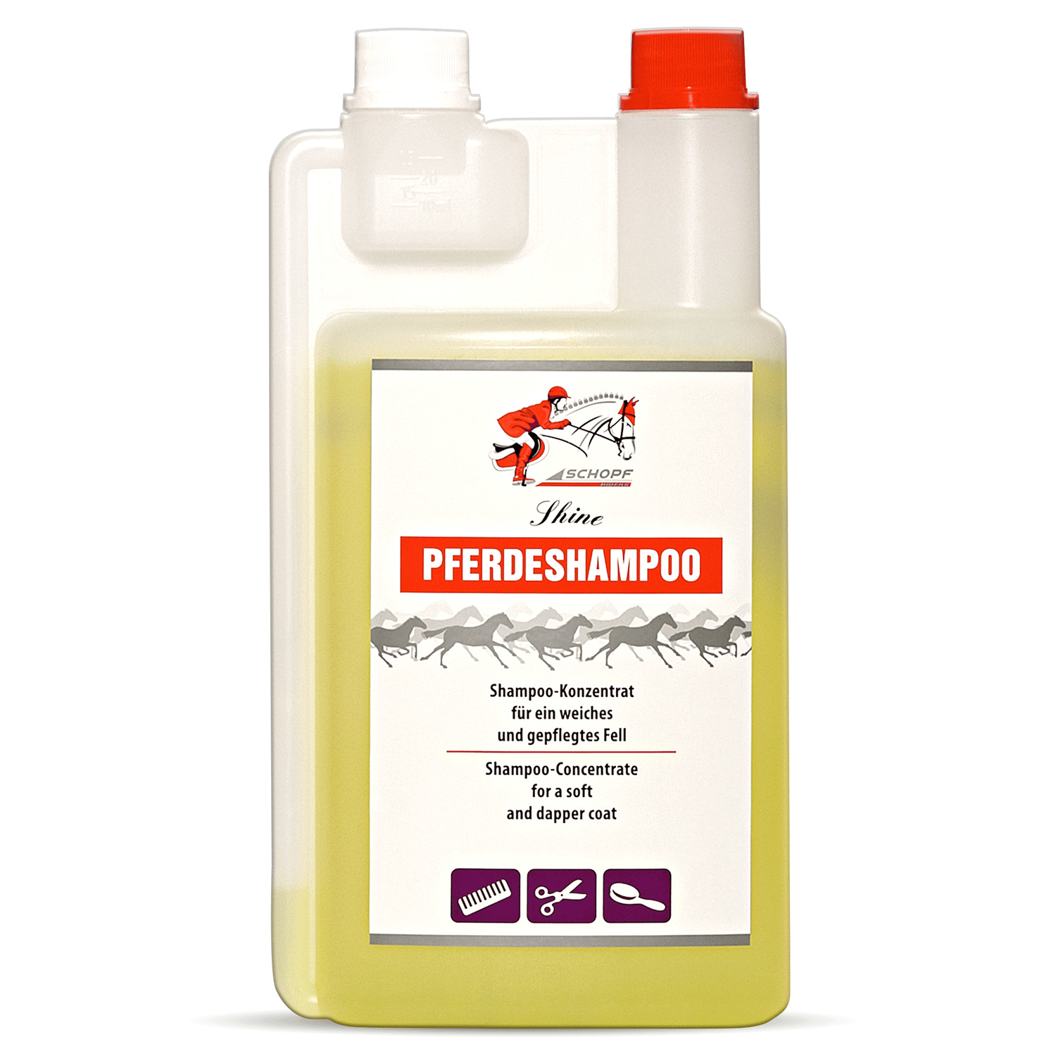 Sensitiv Shampoo für Pferde und Fohlen - Silberkraft