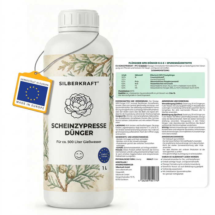 Scheinzypresse-Dünger - back