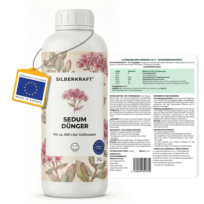 Sedum-Dünger - back