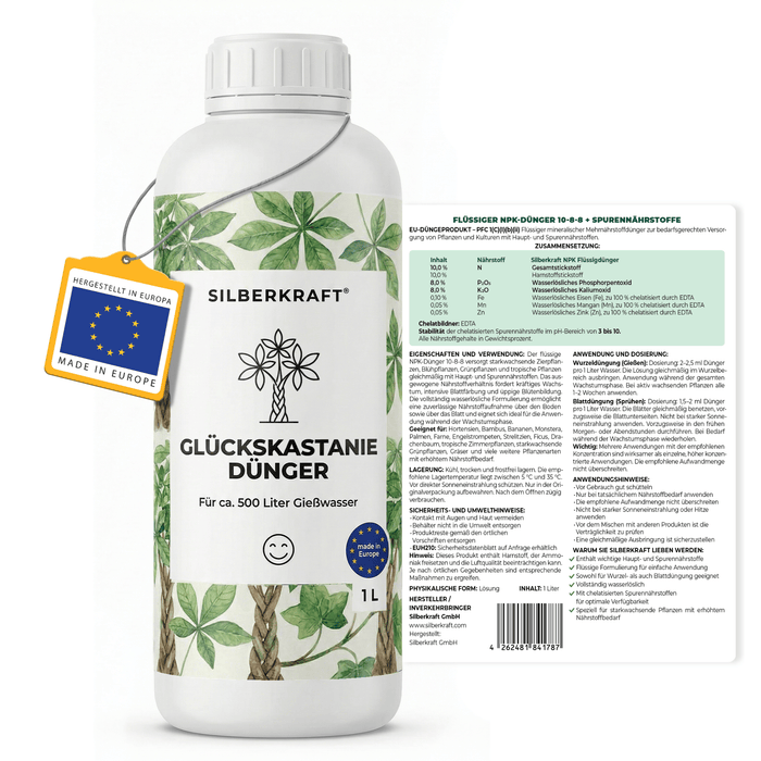Glückskastanie-Dünger - Silberkraft