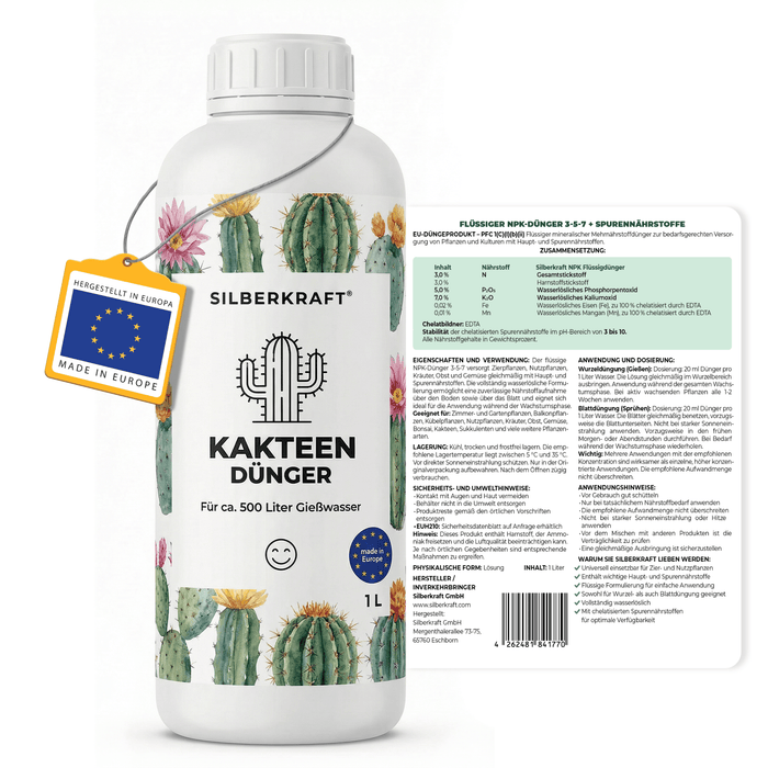 Kakteendünger - Silberkraft