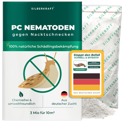 PC Nematoden gegen Nacktschnecken und Schnecken - Silberkraft