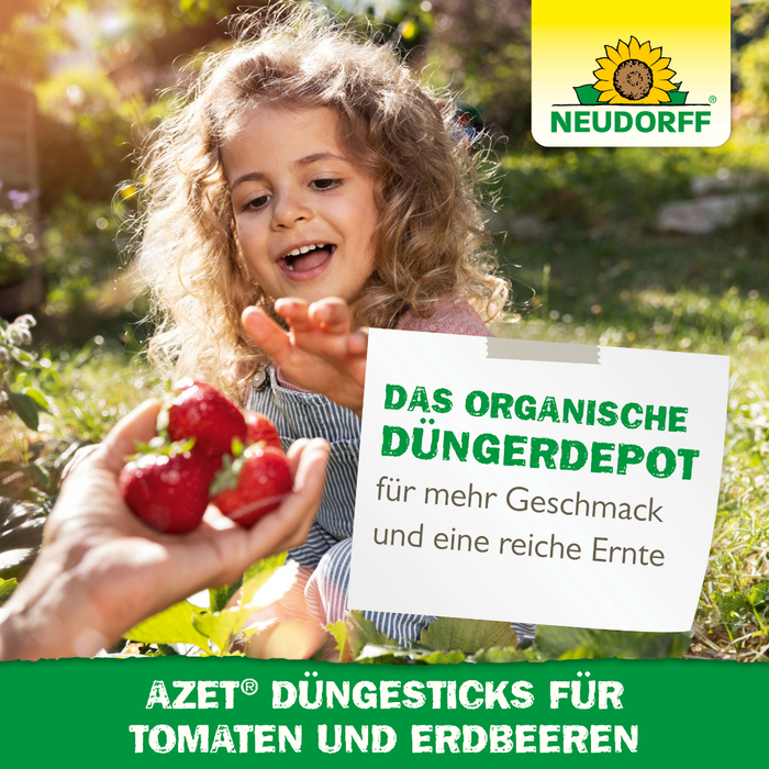 Neudorff Azet DüngeSticks für Tomaten und Erdbeeren - Silberkraft