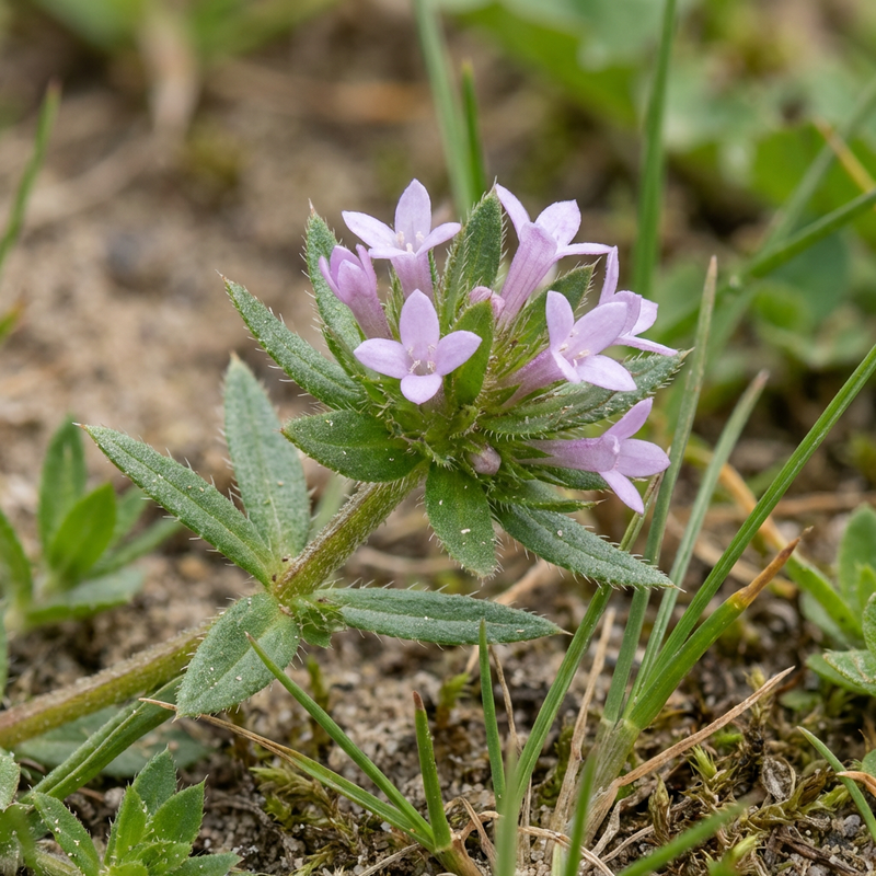 Acker-Röte (Sherardia arvensis), KI-Illustration