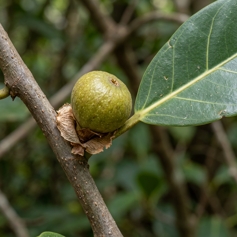 Afrikanische Feige (Ficus cyathistipula), KI-Illustration