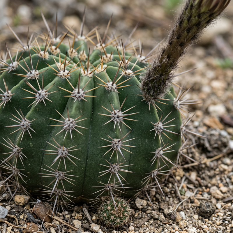 Bauernkaktus (Echinopsis oxygona), KI-Illustration