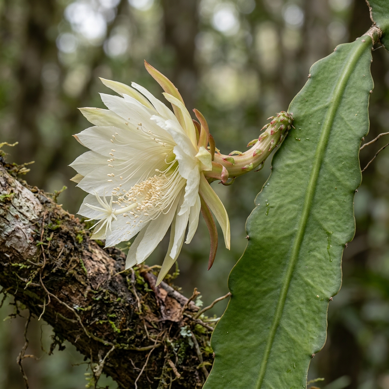 Blattkaktus (Epiphyllum), KI-Illustration