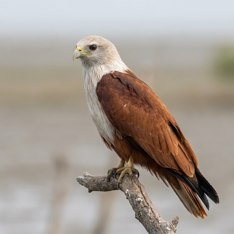 Brahminenweih (Haliastur indus), KI-Illustration