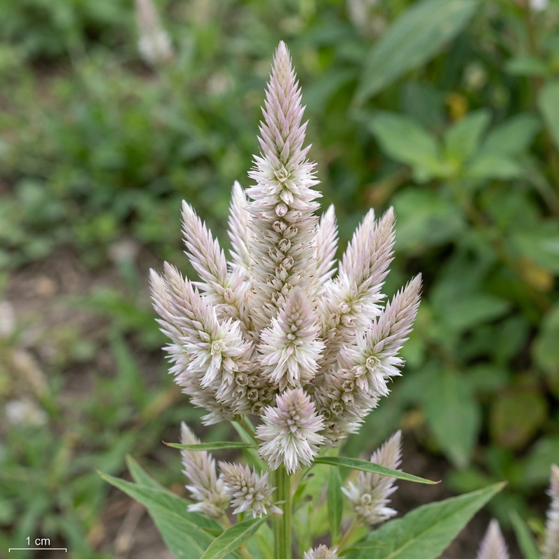 Celosia (Celosia argentea), KI-Illustration