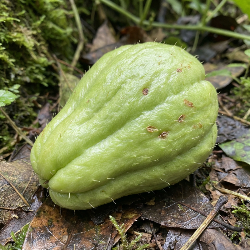 Chayote (Sechium edule), KI-Illustration