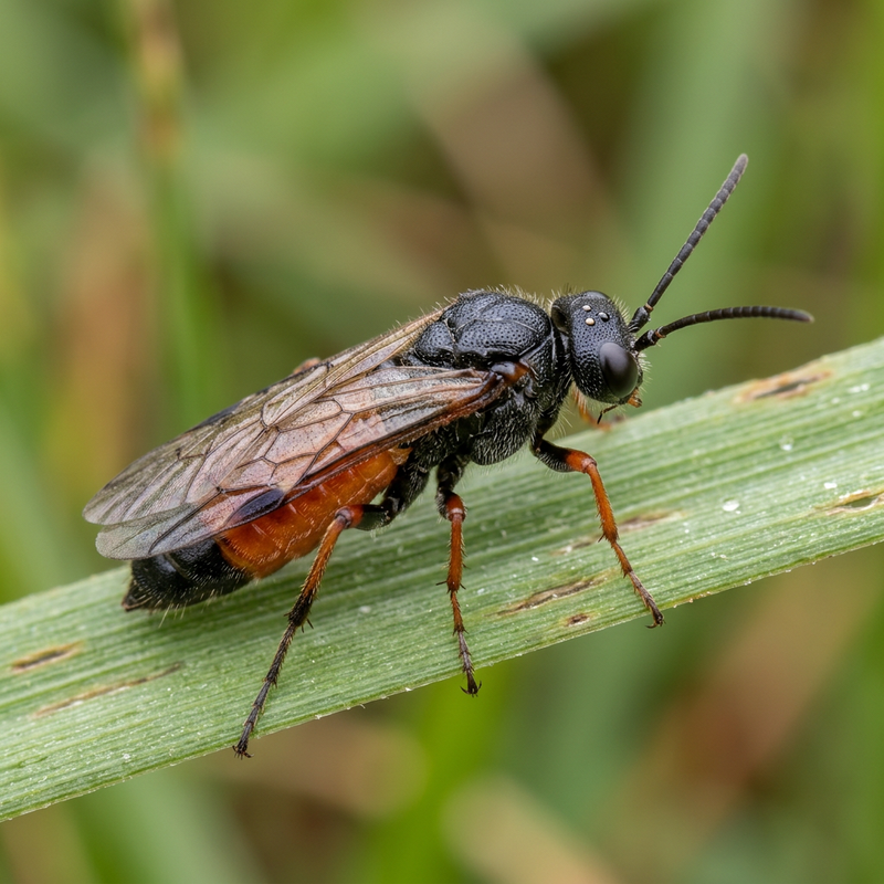 Dolerus-Blattwespe (Dolerus), KI-Illustration