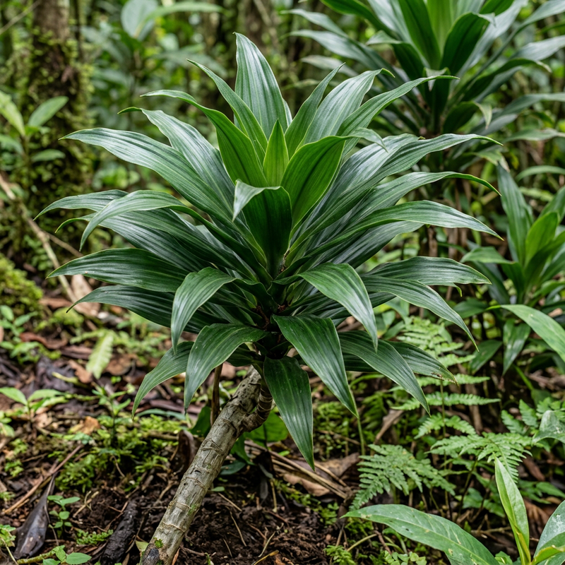 Drachenbaum (Dracaena deremensis), KI-Illustration