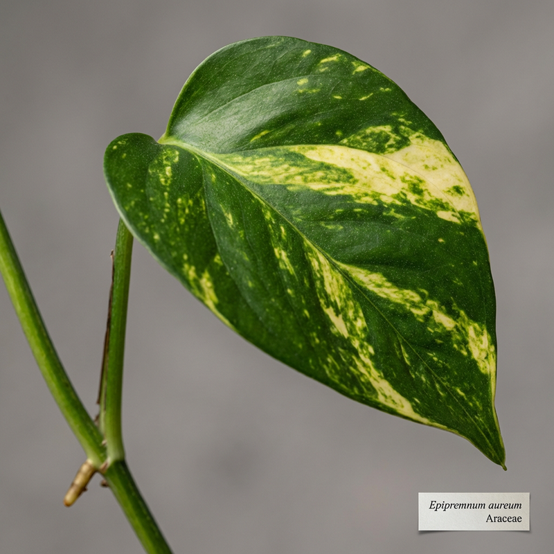 Efeutute (Epipremnum aureum), KI-Illustration