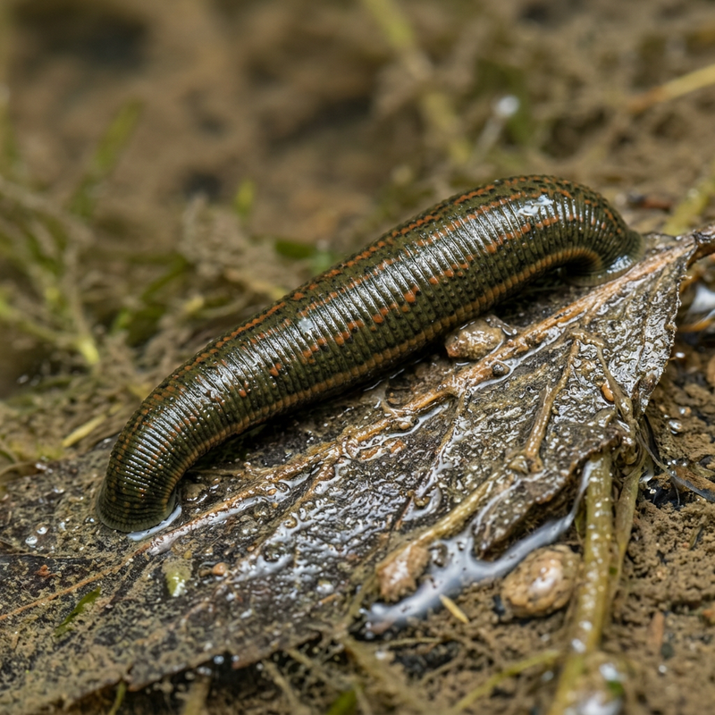 Egel (Hirundinea), KI-Illustration