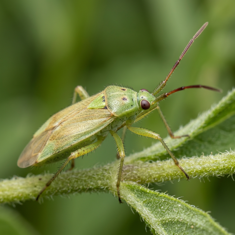Erdbeer-Weichwanze (Calocoris norvegicus), KI-Illustration