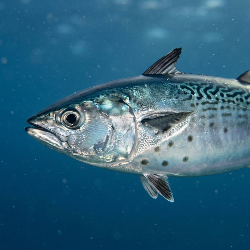 Falscher Bonito (Euthynnus alletteratus), KI-Illustration