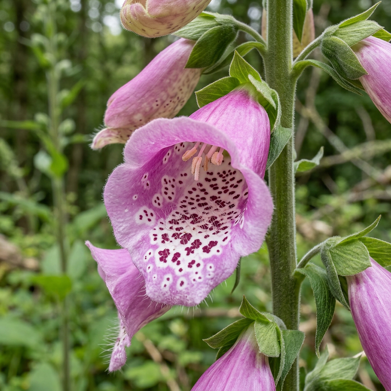 Fingerhut (Digitalis), KI-Illustration