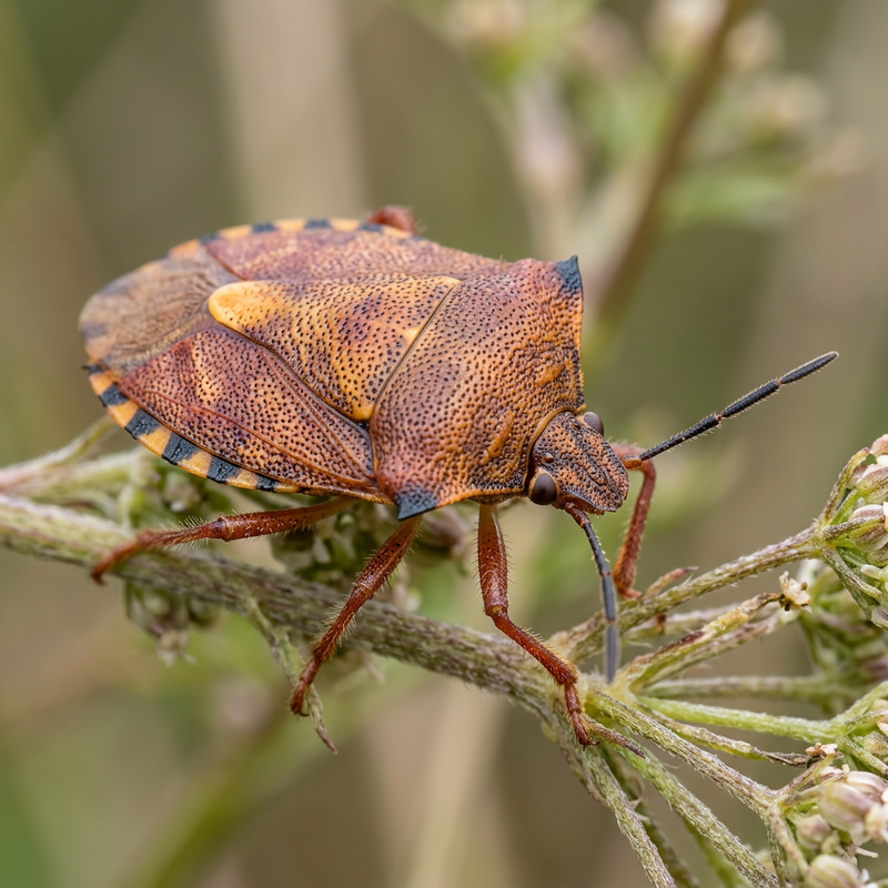 Fruchtwanze (Gattung Carpocoris) (Carpocoris), KI-Illustration