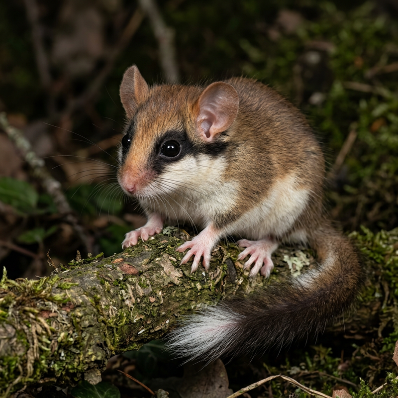 Gartenschläfer (Eliomys quercinus), KI-Illustration