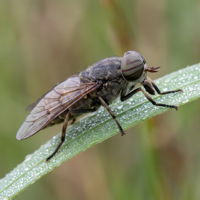 Gemeine Viehbremse (Tabanus bromius), KI-Illustration