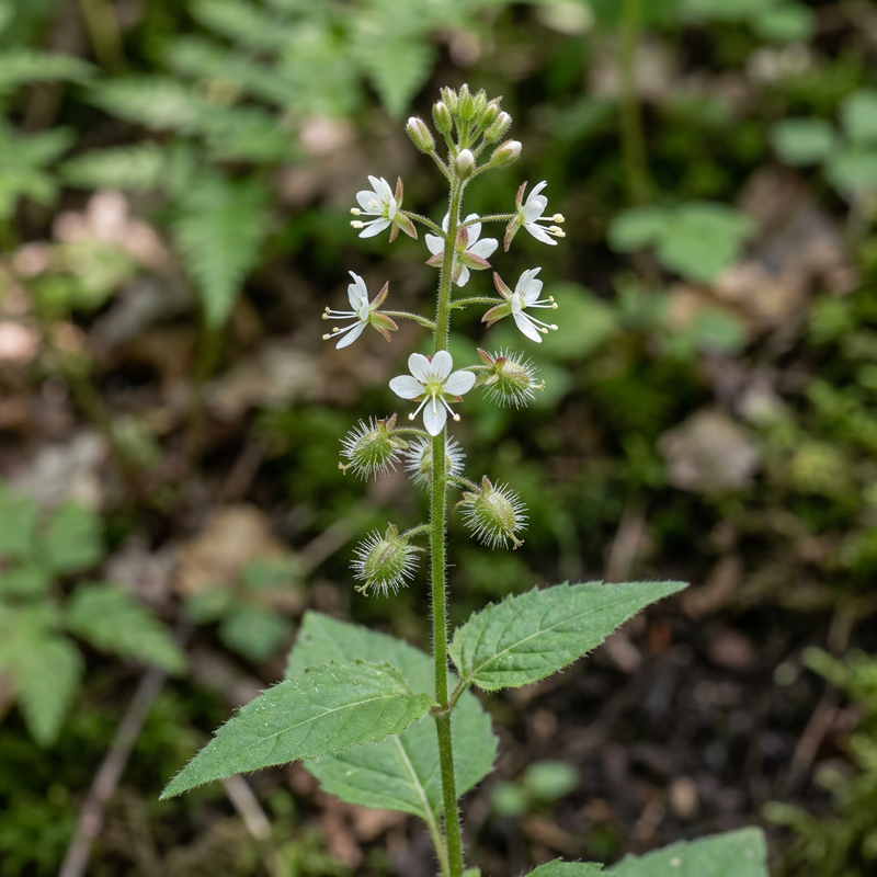 Gewöhnliches Hexenkraut (Circaea lutetiana), KI-Illustration