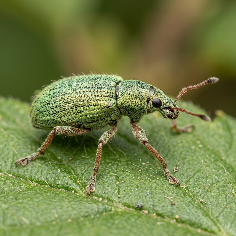 Grünrüssler (Gattung) (Phyllobius annectens), KI-Illustration