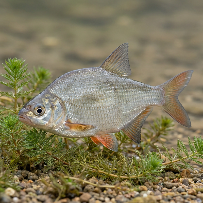Güster (Blicca bjoerkna), KI-Illustration