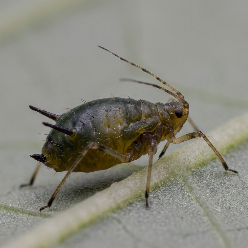 Gurkenblattlaus (Aphis gossypii), KI-Illustration