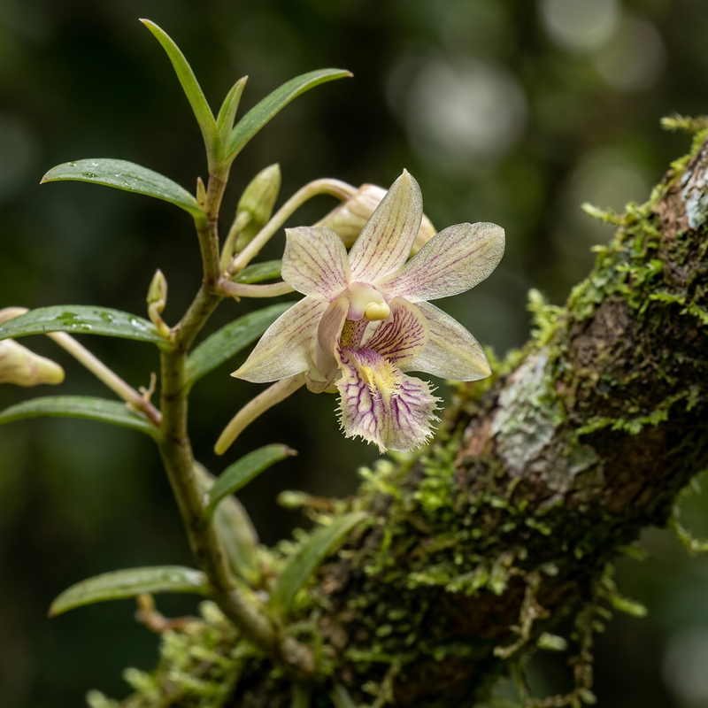 Hautflügler (Dendrobium hymenopterum), KI-Illustration
