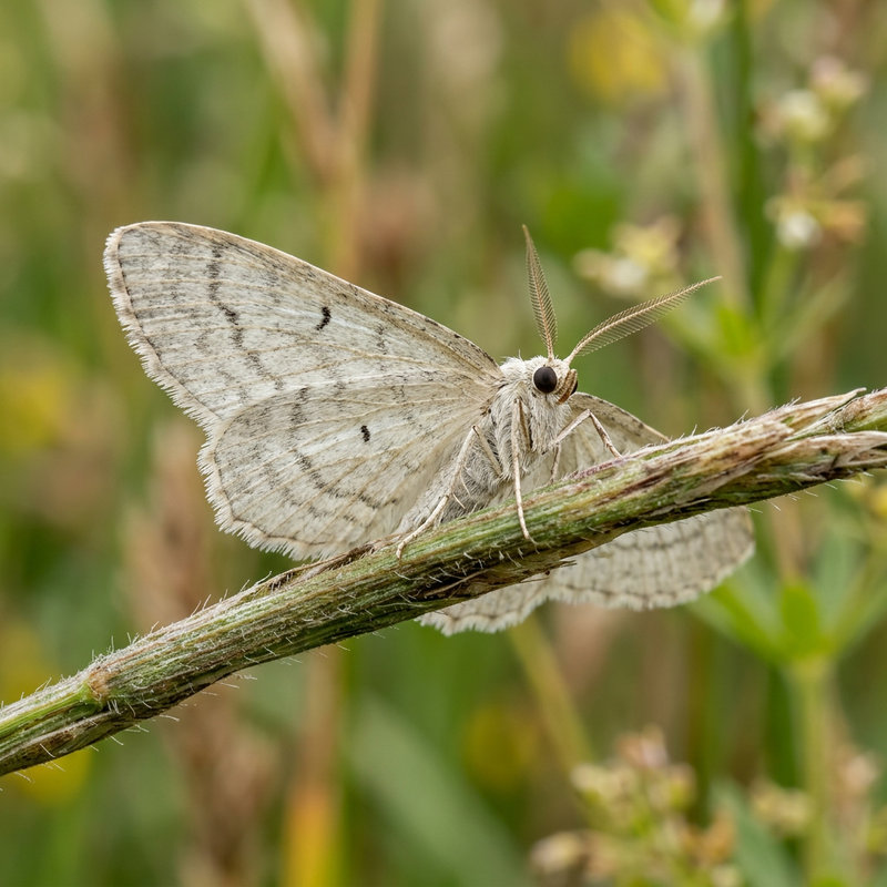 Hellgrauer Wiesen-Spanner (Scopula immutata), KI-Illustration