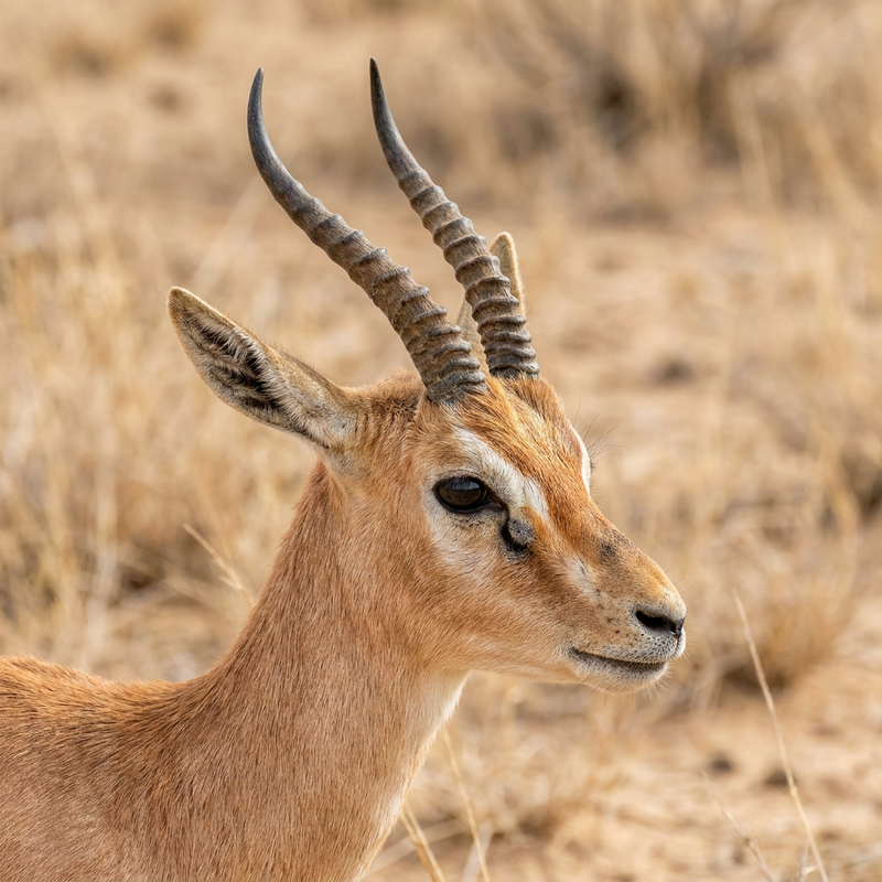 Indische Gazelle (Gazella bennettii), KI-Illustration