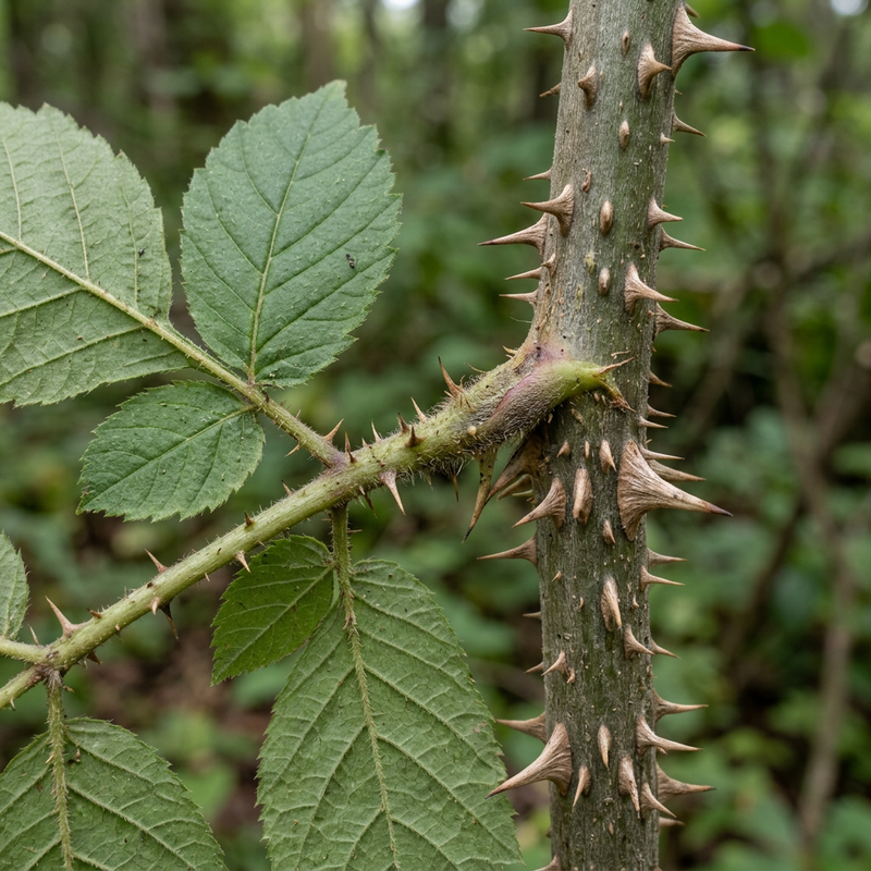 Japanische Aralie (Aralia elata), KI-Illustration